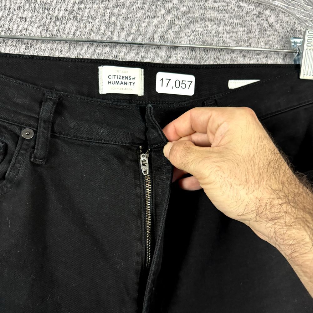 Citizens Of Humanity Women's Size 31 Black Stretch Denim Lilah High Rise Bootcut - Picture 8 of 16